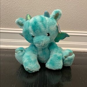 FAO Schwarz Glow Bright Toy Plush LED with Sound Dragon 15" Stuffed Animal